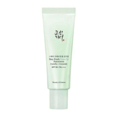 BEAUTY OF JOSEON - Stay fresh tone up sunscreen spf 50+ pa++++ green 50 ml