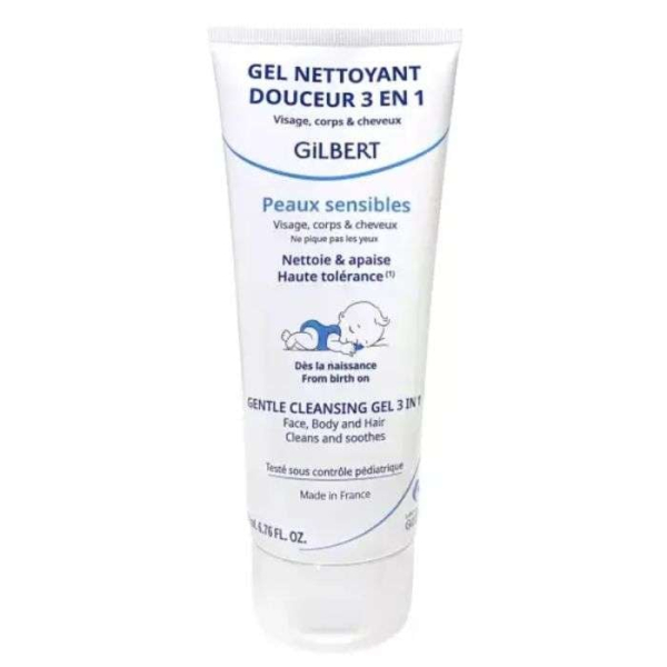 GILBERT - Gel nettoyant douceur 3 en 1 200 ml
