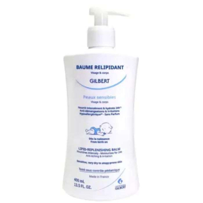 GILBERT - Baume relipidant peaux sensibles 400 ml