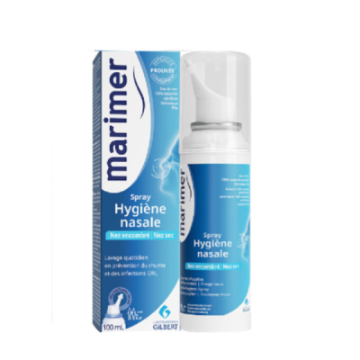 GILBERT - Marimer spray isotonique hygiène nasale quotidienne adulte 100 ml