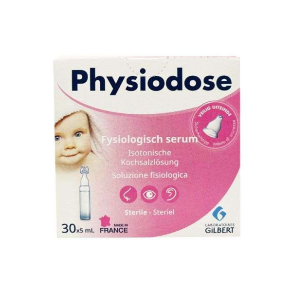GILBERT - Physiodose serum physiologique saline solution 30*5 ml