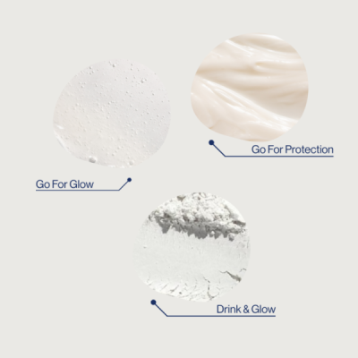DEMAIN BEAUTY - Gel nettoyant + crème de jour + collagène drink & glow