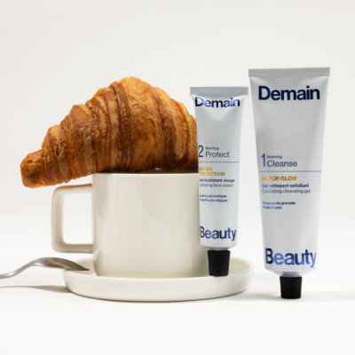 DEMAIN BEAUTY - Gel nettoyant + crème de jour + collagène drink & glow