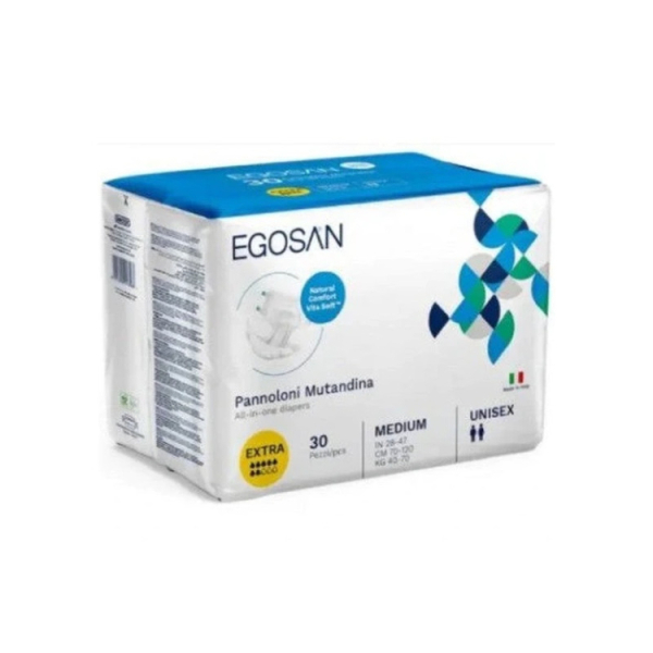 EGOSAN - Couche natural extra m 30 unites