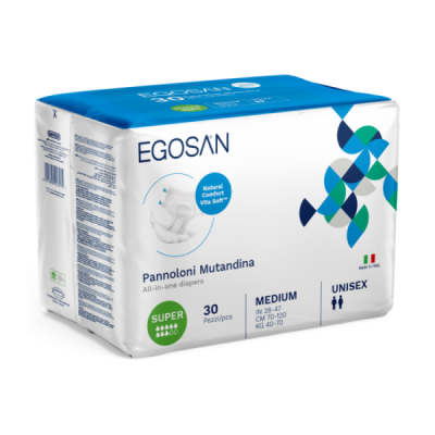 EGOSAN - Couches super taille medium 30 unites