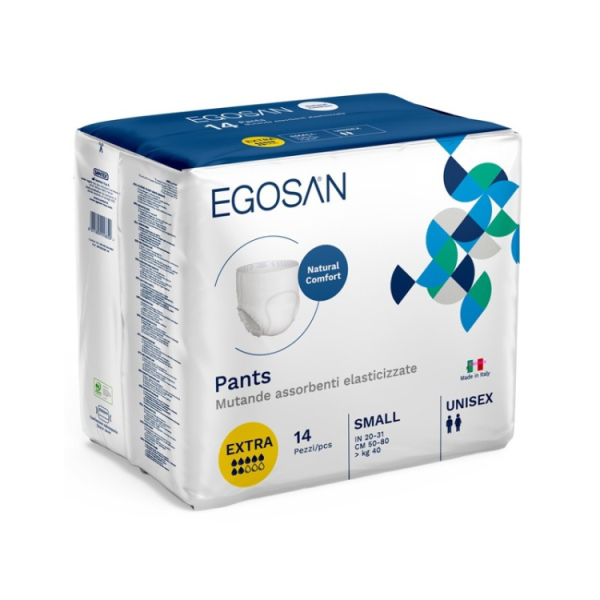 EGOSAN - Culottes absorbantes extra taille small 14 unites