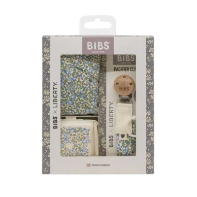 BIBS - X liberty coffret cadeau pour noel essentiel bébé dusky lilac