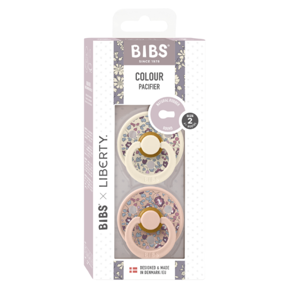 BIBS - Colour natural rubber taille 2 sucette 6 mois