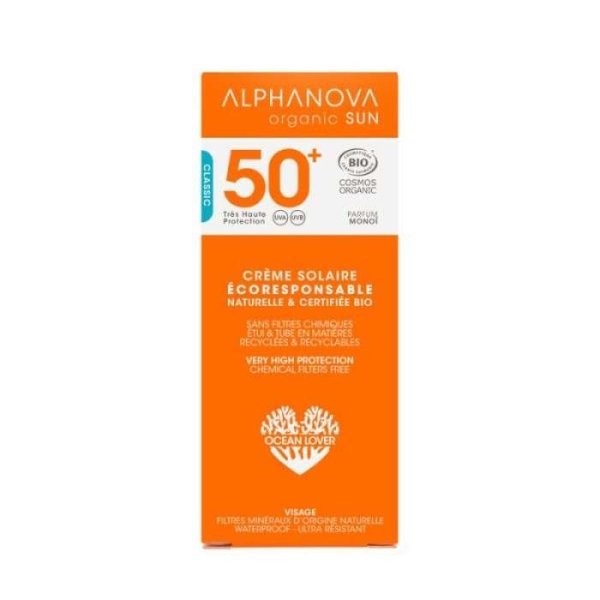 ALPHANOVA - Crème solaire spf 50+ bio 50 g