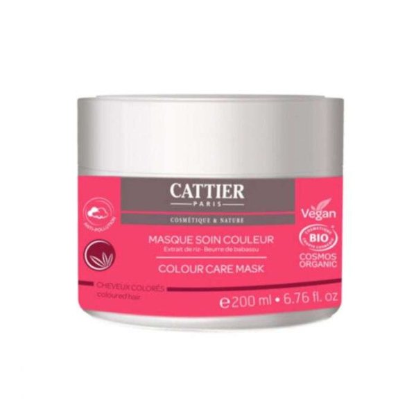 CATTIER - Masque soin couleur extrait de riz beurre de babassu 200 ml