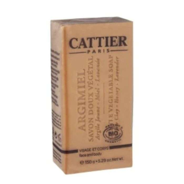 CATTIER - Savon doux vegetale argimiel 150 g