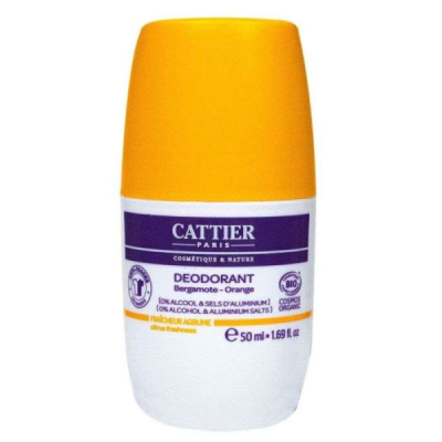 CATTIER - Deodorant bergamote orange 50 ml