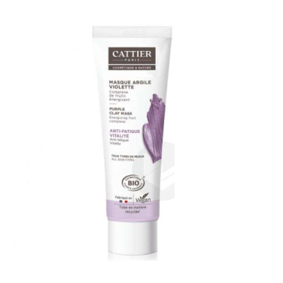 CATTIER - Masque argile violette 100 ml
