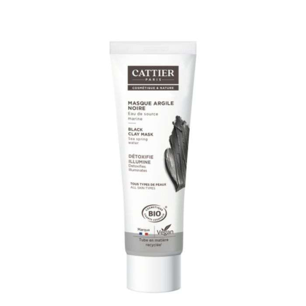 CATTIER - Masque argile noire 100 ml