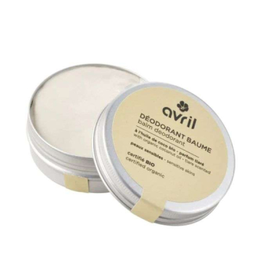 AVRIL COSMETIQUE BIO - Avril deodorant baume a l huile de coco bio parfum tiare peaux sensibles 85g