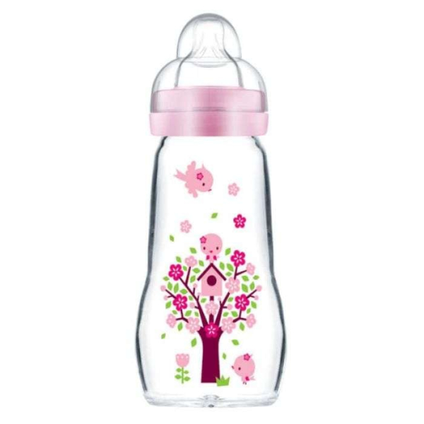 MAM - Biberon verre 260 ml 2 mois+