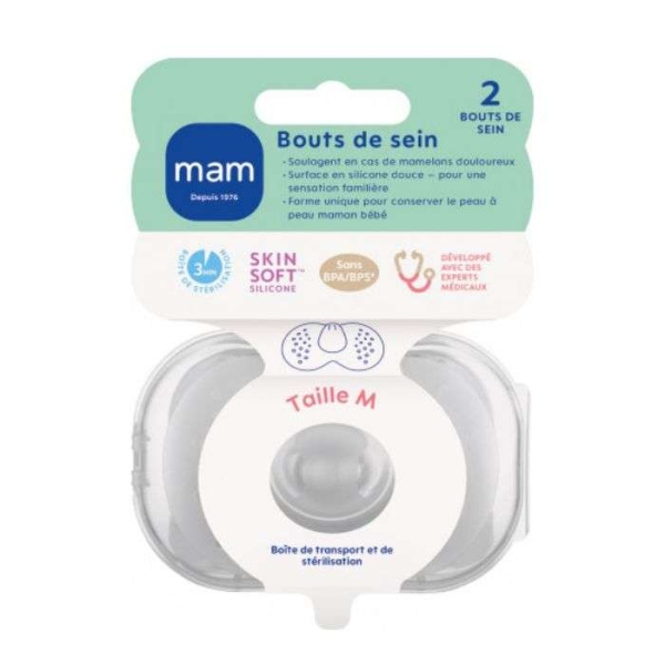 MAM - 2 Bouts de sein taille m