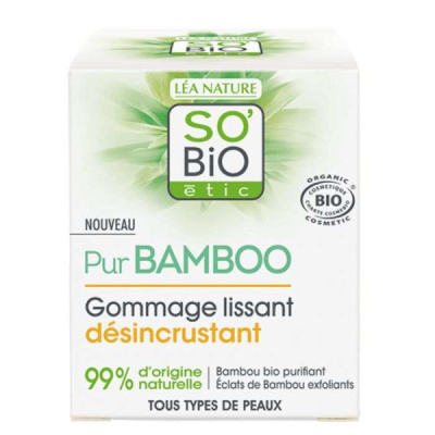 SO BIO - Pur bamboo gommage lissant desincrustant