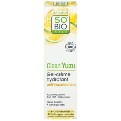 SO BIO - Clean yuzu gel crème hydratant 40ml