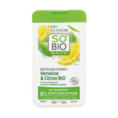SO BIO - Gel douche verveine citron 450ml