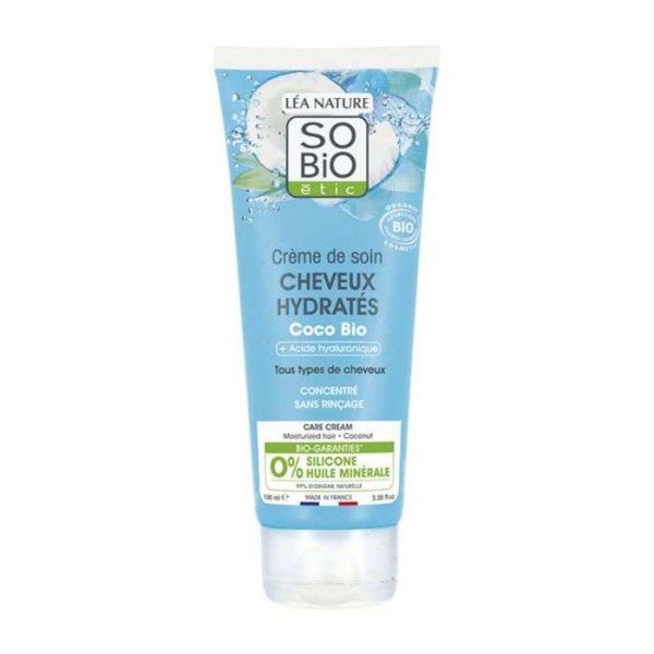 SO BIO - Crème de soin cheveux hydrates coco bio 100 ml