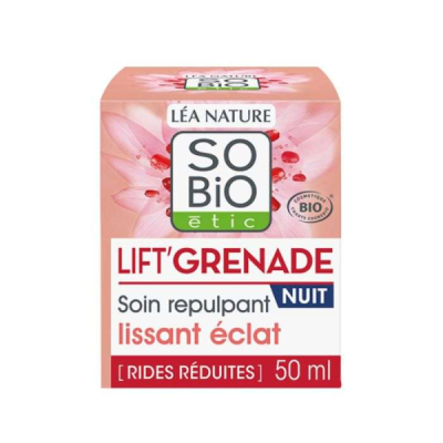 SO BIO - Lift grenade soin repulpant lissant éclat nuit 50 ml