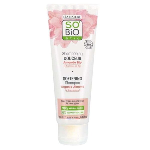 SO BIO - Shampoing douceur amande bio et protéines de riz 250 ml