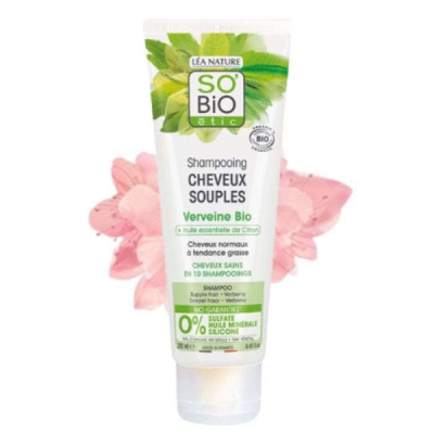 SO BIO - Shampoing cheveux souples verveine bio et huile essentielle de citron