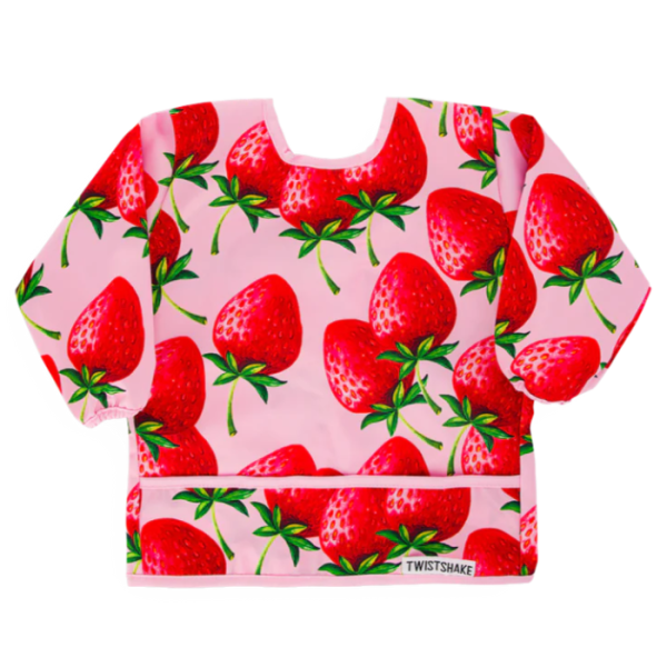 TWISTSHAKE - Bavoir manche longue fraise