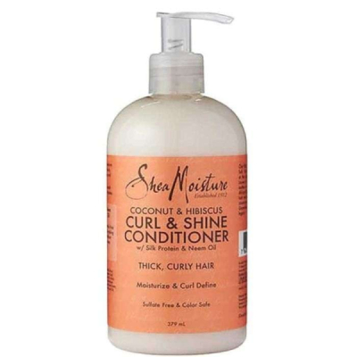 SHEA MOISTURE - Coconut hibiscus curl et shine conditioner 384ml