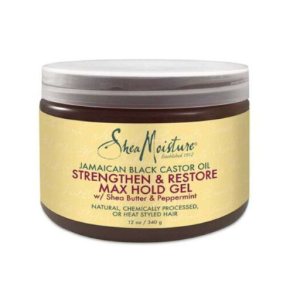 SHEA MOISTURE - Jamaican black castor oil strengthen et restore styling max hold gel 340g