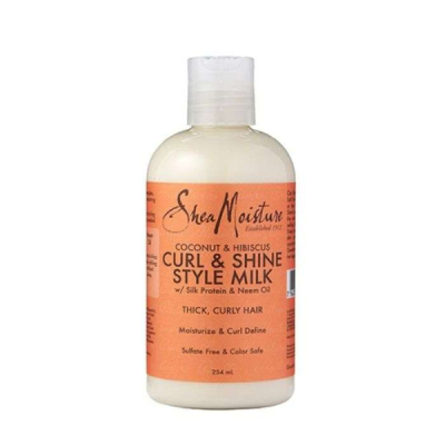 SHEA MOISTURE - Coconut et hibiscus curl et shine style milk 254ml