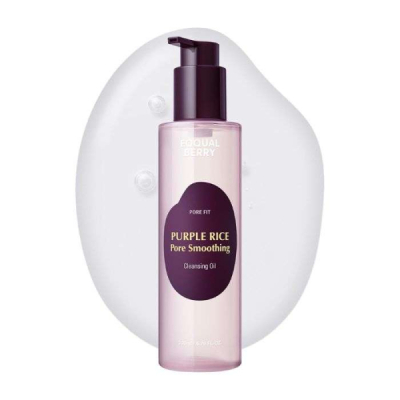 EQQUAL BERRY - Purple rice pore smoothing huile nettoyante 200ml