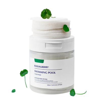 EQQUAL BERRY - Swimming pool toner pads moisture pore fecting 220 ml