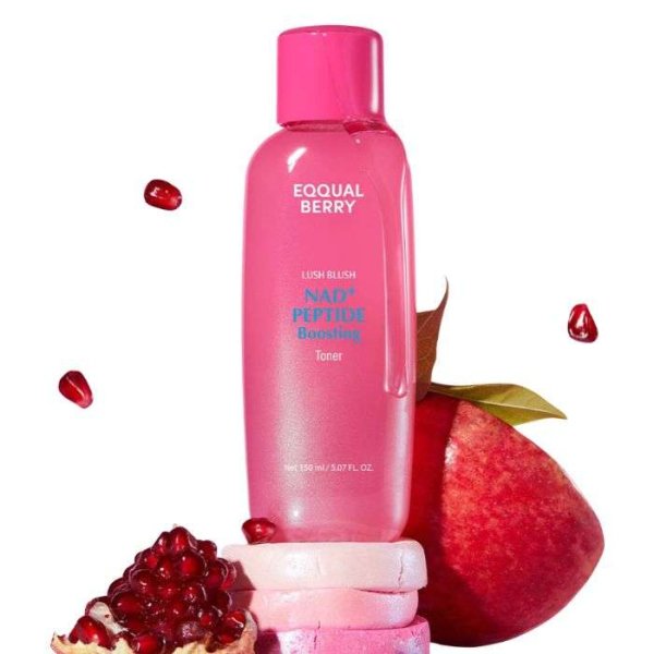 EQQUAL BERRY - Eqqualberry lush blush nad+ peptide toner 150 ml