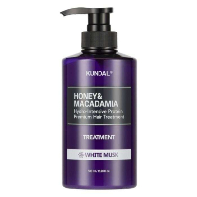 KUNDAL - Honey and macadamia white musk protein treatment 500 ml