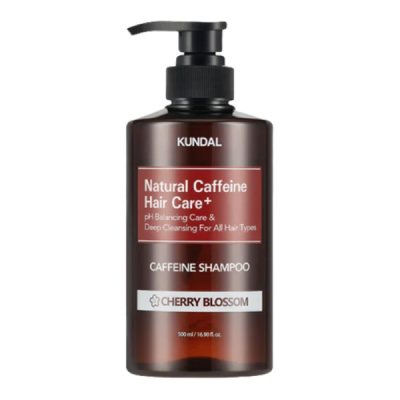 KUNDAL - Natural caffeine hair care shampoo cherry blossom 500 ml