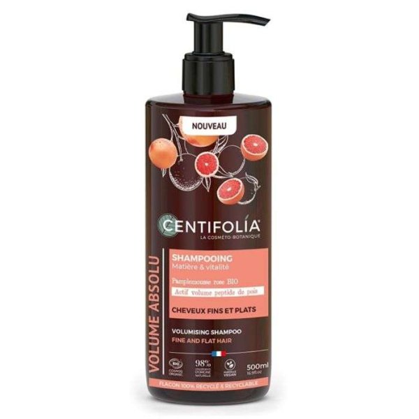 CENTIFOLIA - Shampooing cheveux fins et plats 500 ml