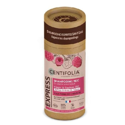 CENTIFOLIA - Shampooing sec en poudre tous types de cheveux vinaigre de framboise 50 g