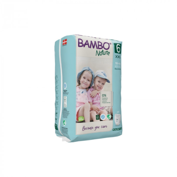 BAMBO NATURE - Culotte d'apprentissage taille 6 15 kg + pack de 18
