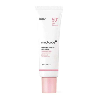 MEDICUBE - Pdrn pink tone up sun cream spf 50+ pa ++++ 50 ml
