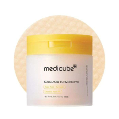 MEDICUBE - Kojic acid turmeric pad 70 pads 160 ml