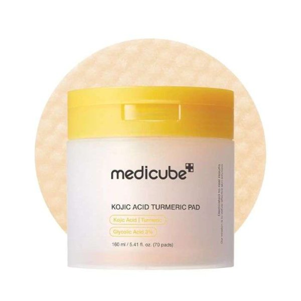 MEDICUBE - Kojic acid turmeric pad 70 pads 160 ml